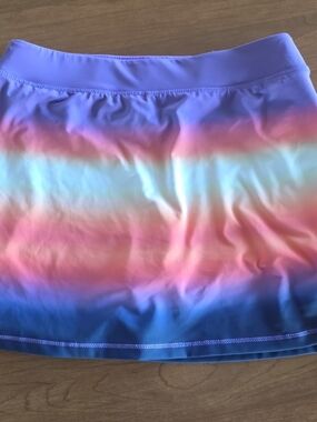 Prince Girls Ombre Skort - Lavender Pink Blue